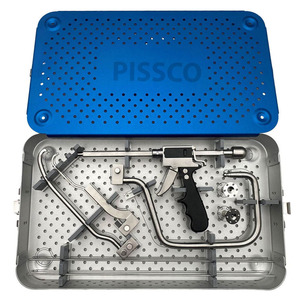 PISSCO Veterinary Orthopedic Surgical <b>Instruments</b> High Quality Stainless Steel Clamp Surgical Set Collinear Bone Clamp Set - Product Image 1