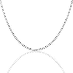 Collier de luxe en moissanite très demandé, chaîne étincelante, bijoux de mode pour hommes et femmes, en vente - Product Image 1