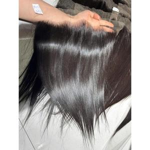 ผมแท้เวียดนาม Anh Hair A99 สีดำธรรมชาติ  แบบปิดหน้าผาก 5x5  ตรงธรรมชาติ  แบบ Double Drawn เงางาม นุ่มลื่น  ปลายผมเรียบ - Product Image 5