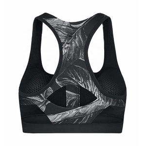 Women's High Sports <b>Bra</b> Breathable Four-Way <b>Stretch</b> Front Logo High Support Running Fitness Casual Yoga <b>Bra</b> - Product Image 6