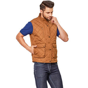 Chaquetas sin Mangas para Hombre, Diseño Personalizado al por Mayor OEM 2026, Corte Ajustado, Multibolsillos, Ropa de Invierno Cálida, Lisas, Venta Caliente - Product Image 6