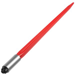 Forca per balle di fieno da 32 pollici con attacco rapido, capacità 1350 libbre, con forche per balle rivestite in rosso da 1,4 pollici di larghezza per macchine agricole - Product Image 4