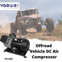 Pompe compresseur d'air à double piston à suspension pneumatique professionnelle sans huile 48V DC résistant aux intempéries à haute efficacité et à long cycle de service