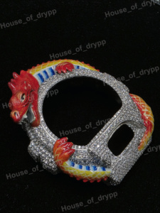 Bisel para Reloj Red Dragon con Diamante Moissanite VVS, Serie 6900, Actualización - Product Image 2