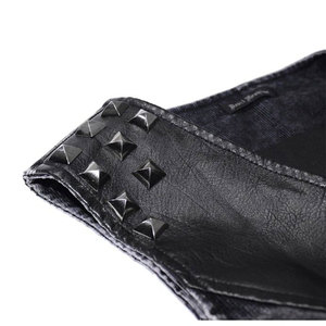 Gilet da Uomo in <span class=keywords><strong>Ecopelle</strong></span> con Design Asimmetrico e Accenti Gotici, Dettagli con Lacci e Fibbie Argentate, Personalizzabile all'Ingrosso - Product Image 6