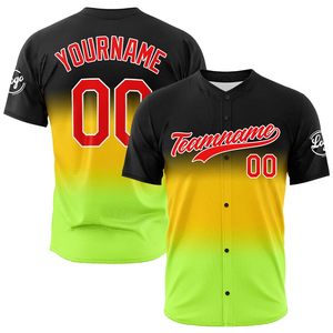 Venta al por Mayor de Camisetas de Béisbol Personalizadas con Impresión, Ropa Deportiva Informal Colorida, Servicio OEM, Sublimación, Tallas Grandes - Product Image 5