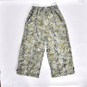 Pantalones de nieve impermeables con estampado de camuflaje forestal a la moda 2025 con forro polar cálido cintura elástica y pantalones Cinch - Product Image 1