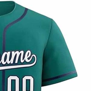 Camiseta de Béisbol para Hombre 100% Poliéster a Bajo Precio, Servicio OEM, Último Diseño 2026, Cargada por Dress Sports - Product Image 3