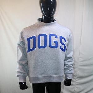 Sudaderas DOGS con cuello simulado, 450 GSM, nombre personalizado, bordado en aplique, corte holgado, 100% algodón, felpa francesa. - Product Image 6