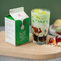 HALAL Noix de coco Pandan Fromage Dessert Crémier Usine OEM 500G Non-Dairy Topping Crème pour Café Lait Thé-Bon Prix