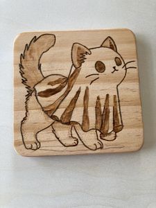 Juego de Posavasos de Corcho Grabado con Láser Doodle Cat, Cuadrado, de Corcho Natural, para Bebidas, Tazas de Café, Protector de Superficies de Mesa - Product Image 5