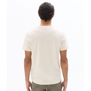 <b>Light</b> Brown 100% Cotton Crew Neck T-Shirt Men's Beige Short Sleeve O-Neck T-Shirt Regular Fit Solid Color Casual T Shirt - Product Image 6