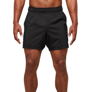 Pantalones Cortos Deportivos para Hombre, Ajustados, de 5 Pulgadas, Ligeros, para Gimnasio, Entrenamiento, Color Negro - Product Image 1