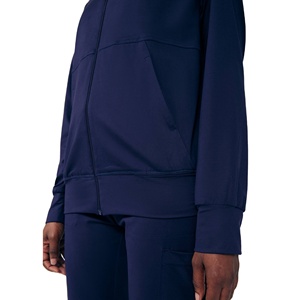 NOUVEAU Blouse de travail unisexe à manches longues pour infirmières, uniforme d'hôpital, en tissu polyester tissé, vente en gros de haute qualité - Product Image 3