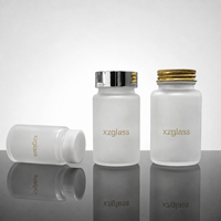 Bouteilles en verre en gros 30ml/50ml/100ml, pots de crème cosmétique, possibilité d'impression de logo
