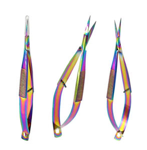 Tijeras Profesionales Mini Curvas de Acero Inoxidable para Cortar Hilo, Tijeras Afiladas para Cutículas, Costura, Bordado y Manualidades - Product Image 2