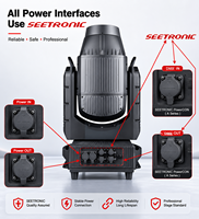 Projecteur de scène mobile hybride 3-en-1 LED Mega Pointe BSW Beam Spot Wash 600W IP66 pour extérieur