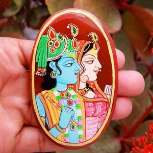 Vente en gros de pierres d'énergie curative en onyx naturel peint à la main, flamme d'onyx sculptée à la main pour la décoration - Product Image 1