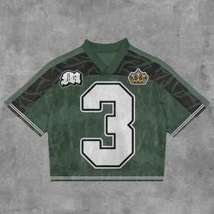 Maillot de football américain imprimé de haute qualité, maillot de football en mesh pour équipe avec logo de votre équipe, maillot de football en mesh. - Product Image 4