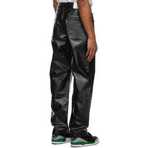 กางเกงหนังผู้ชายทรงสลิมฟิต คุณภาพสูง หนังแท้ กางเกงหนังแกะ ราคาดีที่สุด - Product Image 4