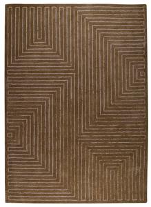 Alfombra Moderna Hecha a Mano de Lana de Olivo y Viscosa, Alfombra Texturizada con Acentos Naturales para Sala de Estar e Interiores del Hogar - Product Image 6