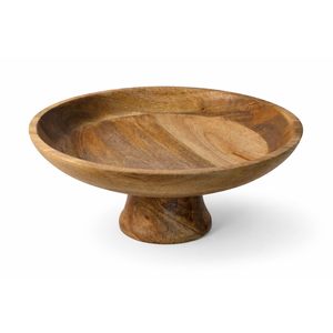 KHATI <b>HOUSE</b> Mango Wood Chopping Block | Durable Eco-Friendly Round Wooden Fruit & Salad Prep <b>Tool</b> with Handle | 12 Inch - Product Image 5