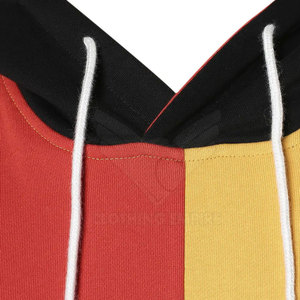 New Design Men's <b>Hoodies</b> Sweatshirts 100% Cotton Front Custom Logo <b>Fleece</b> Pullover <b>Lined</b> Windproof Waterproof Made in Pakistan - Product Image 6