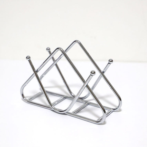 Porte-serviettes de bar en métal noir décoratif moderne, en promotion - Product Image 3