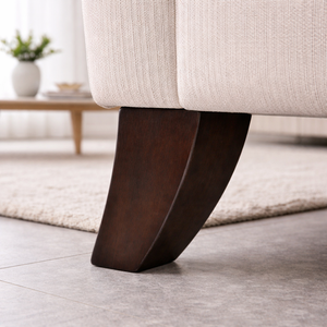 Heavy Duty Solid Wood Curved Furniture <b>Feet</b> Customizable Replacement Slanted Wooden <b>Sofa</b> Legs <b>For</b> Modern Couch - Product Image 5