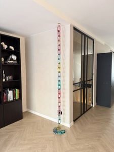Colección Hecha a Mano, Escultura de Resina Artística de Alta Calidad, Impermeable, con Cadena, Forma Irregular, Multicolor, Decoración para el Hogar - Product Image 2