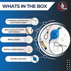 Sacs de frappe double extrémité en cuir PU de qualité supérieure, forme ronde, prix compétitif, nouveau produit, dernière arrivée - Product Image 5