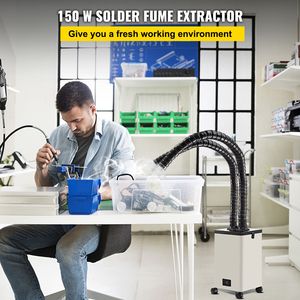 Estrattore di Fumo per Saldatura 150W 165CFM con 3 Filtri a Stadio e 3 Velocità Regolabili, 165 CFM, per Fumi di Saldatura e Forniture per Saldatura - Product Image 2