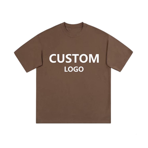ผู้ผลิตเสื้อผ้าแฟชั่นใหม่ เสื้อยืดโอเวอร์ไซส์ทรงครอปสำหรับผู้ชาย น้ำหนัก 210 กรัม แห้งเร็ว เป็นมิตรกับสิ่งแวดล้อม ป้องกันการเป็นขุย ระบายอากาศได้ดี - Product Image 2