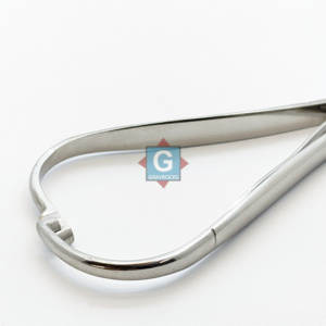 Porte-aiguilles micro-poreux avec poignée moletée plate et système de récupération, instrument chirurgical en acier inoxydable - Product Image 6