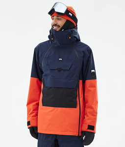 Veste de ski pour homme, coupe-vent, imperméable, respirante, grande taille, doublée polaire, design personnalisé, haute qualité - Product Image 1