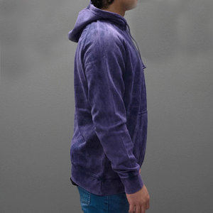 Sudadera con Capucha para Hombre, 100% Algodón, Lavado Ácido, Color Sólido, Diseño Personalizado, Alta Calidad, Tallas Grandes, Forro Polar, Bolsillos, Venta al Por Mayor - Product Image 2