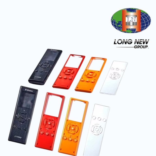 LONGNEW OEM ABS/PP/PC Plastic Remote Control Keypad with Custom Screen Printed Graphics Made in Taiwan