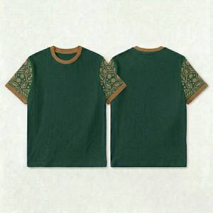 เสื้อยืดผู้ชายแขนสั้นสีพื้นแบบย้อมสี คลาสสิก เบสิค ขายส่งจากสหรัฐอเมริกา - Product Image 4