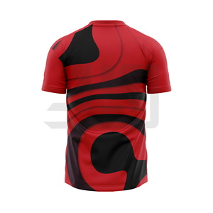 Camiseta de Fútbol Personalizada con Impresión por Transferencia de Calor, 100% Poliéster, Manga Corta, Ligera, de Secado Rápido y Transpirable - Product Image 1
