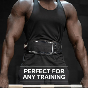 Competition Weightlifting Belt | Heavy Duty Professional Protection <b>Back</b> <b>Support</b> Strength Training Premium Powerlifting Belt - Product Image 6