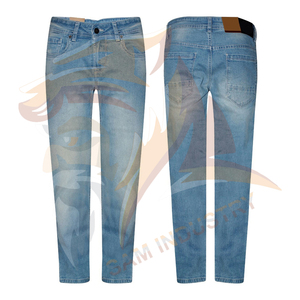 กางเกงยีนส์แฟชั่นคุณภาพสูงสำหรับผู้ชายไซส์ใหญ่ รับผลิตตามแบบ พร้อมบริการติดโลโก้ OEM ODM - Product Image 6