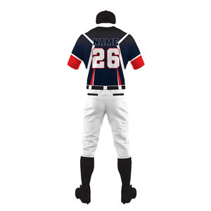 Best Quality Baseball Uniform for Online Sale Summer Wear Quick Dry and Comfortable Baseball Uniform Set In Solid Color - Product Image 4