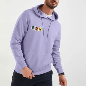 Nouveau style de sweat à capuche pour homme, couleur unie ou imprimé tropical, épais, à prix abordable, nouveauté en ligne - Product Image 4