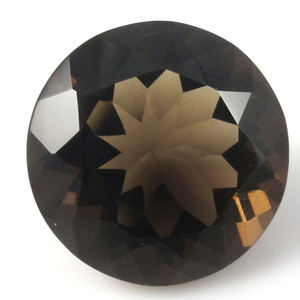 PDM GEMS - Gemas de Cuarzo Ahumado, Piedra de Cuarzo Redonda, Calidad 3A, Gemas Sueltas Hechas a Mano, Forma Redonda - Product Image 1