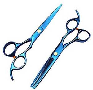 Ergonomic Hair Thinning Scissors <b>Professional</b> Hairdressing Shears for Barber Salon Hair Cutting Thinning Texturing Blending - Product Image 1