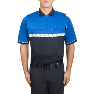 Hi Vis Short Sleeve Polo <b>Shirt</b> Reflective Strips High Visibility Workwear Design Multi Pocket <b>Utility</b> Work <b>Shirt</b> for <b>Men</b> - Product Image 1