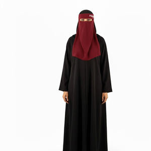 Nouveau Niqab Hijab en Chiffon Imprimé 10 Couleurs, Jilbab Instantané, Masque de Prière Carré Tendance pour Musulmanes, Style Estival - Product Image 4
