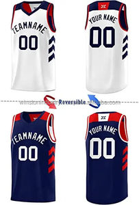 Venta al por mayor de ropa de baloncesto personalizada última camiseta de baloncesto y pantalones cortos de diseño de sublimación Reversible uniforme de baloncesto Jersey - Product Image 2