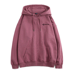 Sudadera con Capucha Extra Grande para Hombre Daizen Star, Color Sólido, Felpa de Algodón, Antiarrugas, Informal, para Otoño, con Bolsillos, Corte Regular - Product Image 5