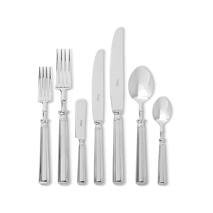 Ensemble de couverts minimalistes en acier inoxydable, finition miroir, passe au lave-vaisselle, vaisselle de mariage, couverts en promotion - Product Image 2